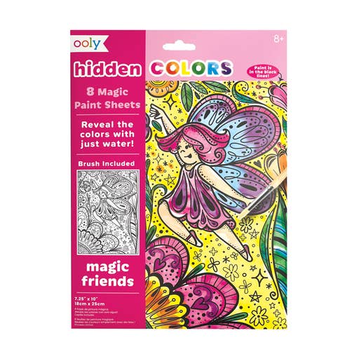 Hidden Colors: Magic Paint Sheets - Magic Friends (9 PC Set) for wholesale by OOLY