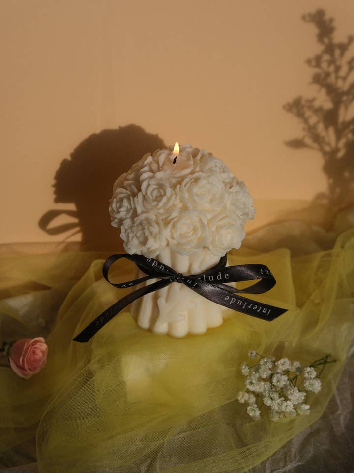 Large Bouquet Candle for wholesale by Interlude Candles