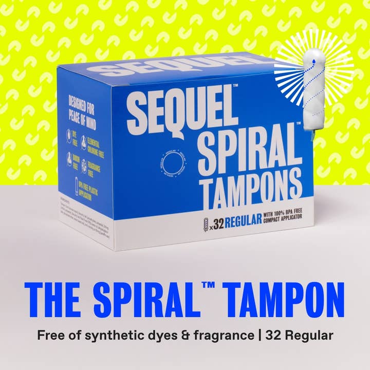 Sequel™ The Spiral™ Tampon, Regular for wholesale by Sequel