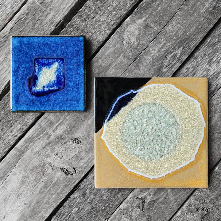 Dessous de plat carré 8" pour la vente par Dock 6 Pottery