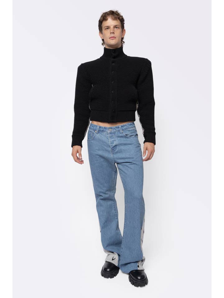 FANG - Wholesale Bomber Jacket - Men's - Power Shoulder Knitted Bomber7