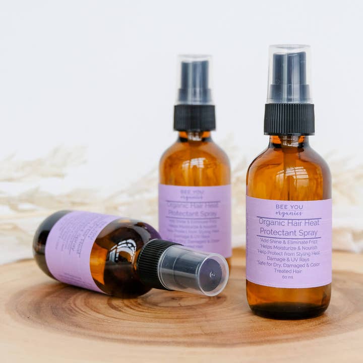 Organic Hair Heat Protectant for wholesale by Bee You Organics