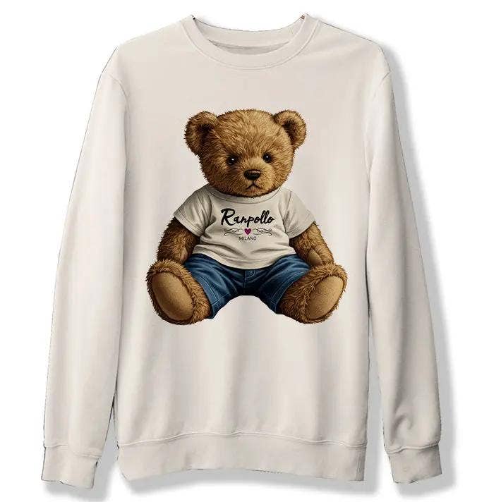 RANPOLLO MILANO - Wholesale Graphic Sweatshirt - Women's - FP BEAR3