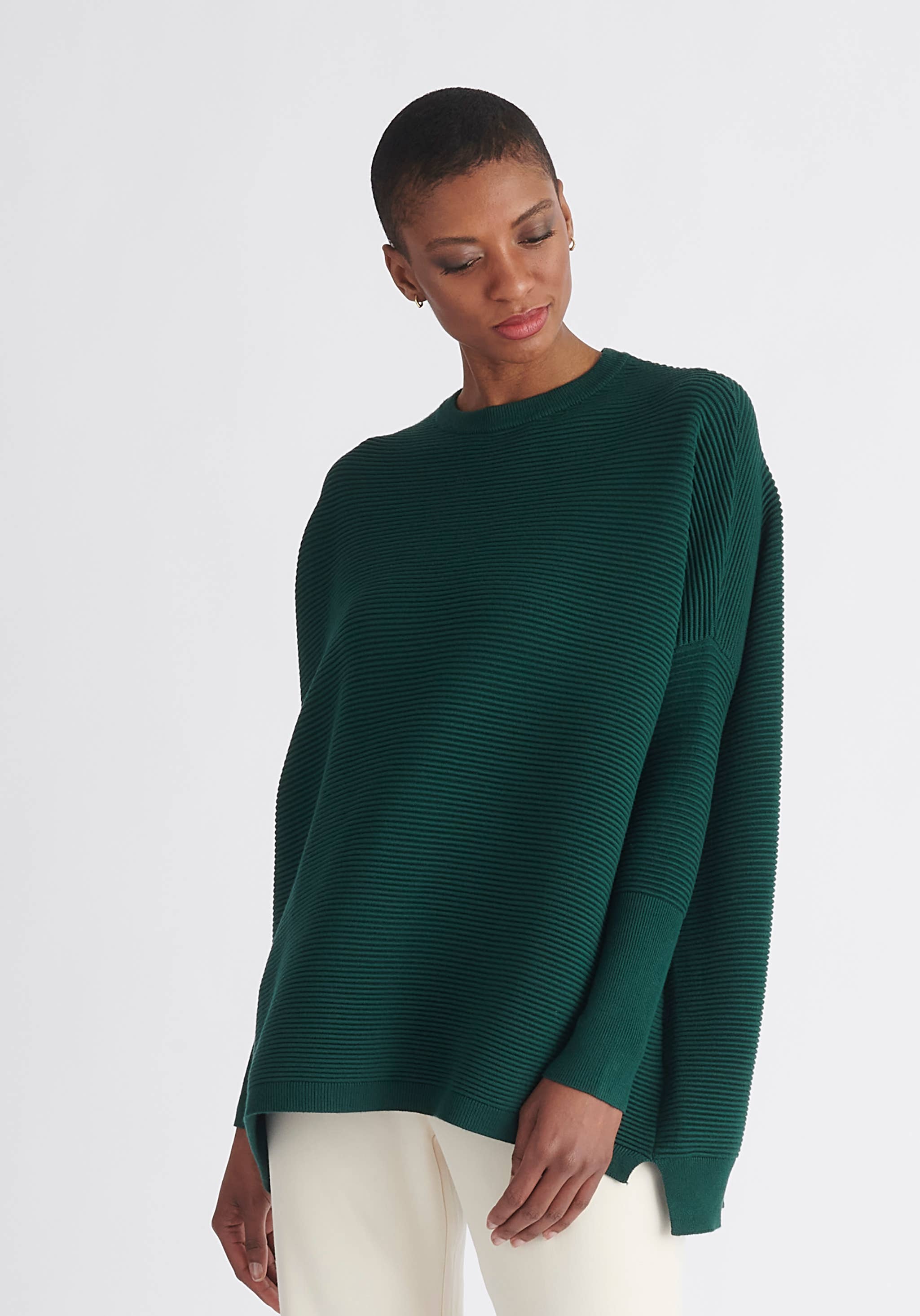 Paisie – wholesale Pullovertröja - Dam – Paisie ribbad tröja med lös passform17