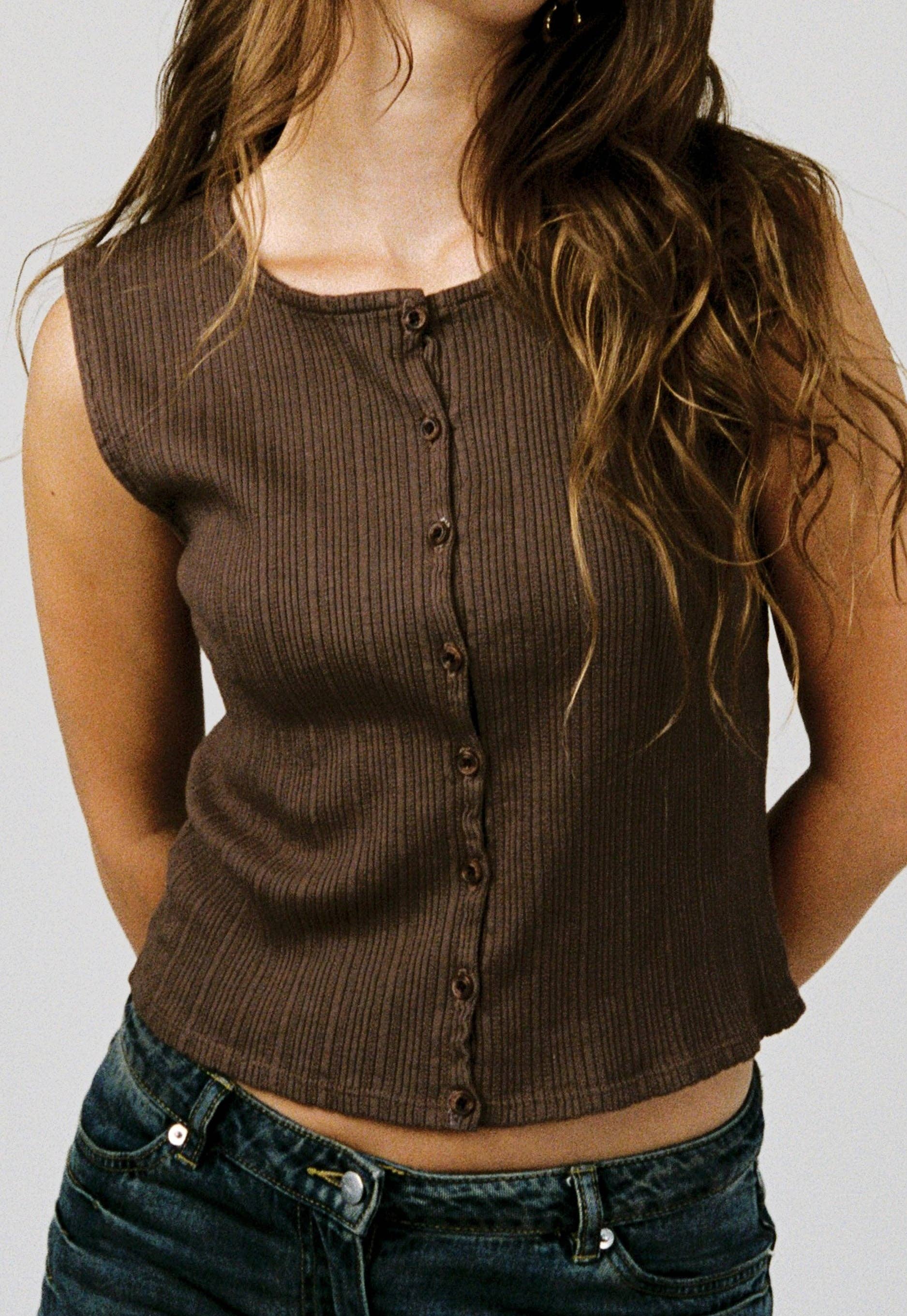 LA RELAXED - Vente Haut en maille – femme - Haut en maille ajourée6