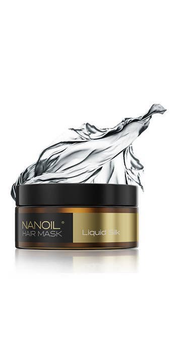 Everett Cosmetics – wholesale Hårmask – Nanoil Liquid Silk Hårmask - Hårinpackning, 300 ml0