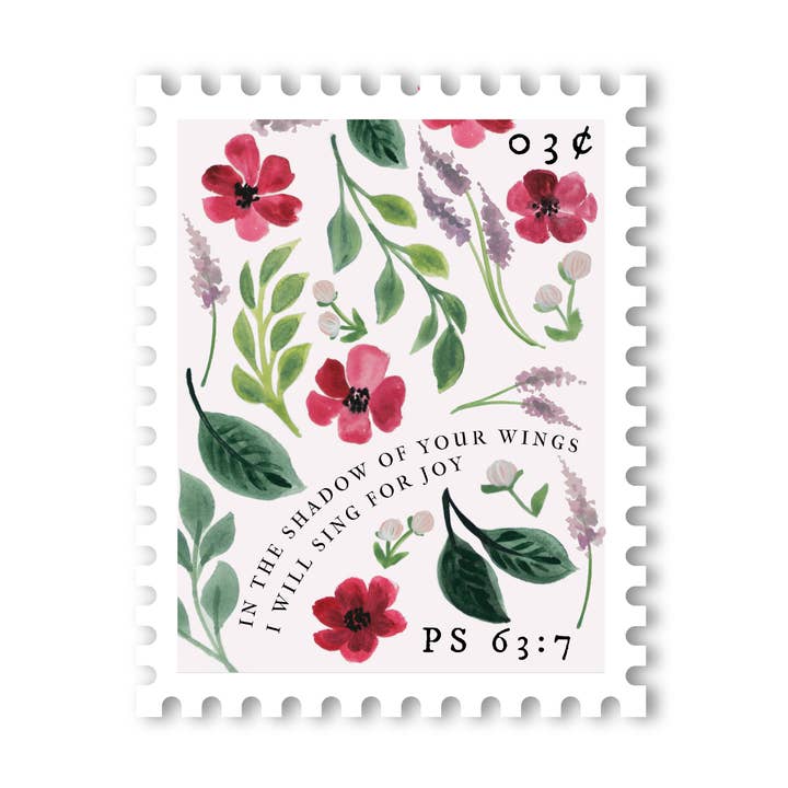 Hosanna Revival - Wholesale Sticker - Hosanna Revival: Psalm 63:7 Stamp Sticker0