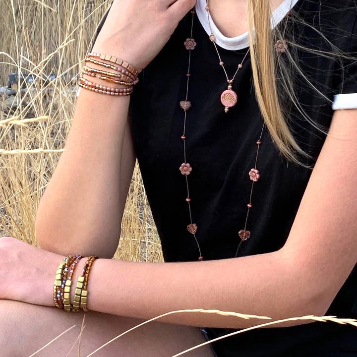 Pulsera larga de 4 colores para venta al por mayor de Marlene VanBeek Jewelry