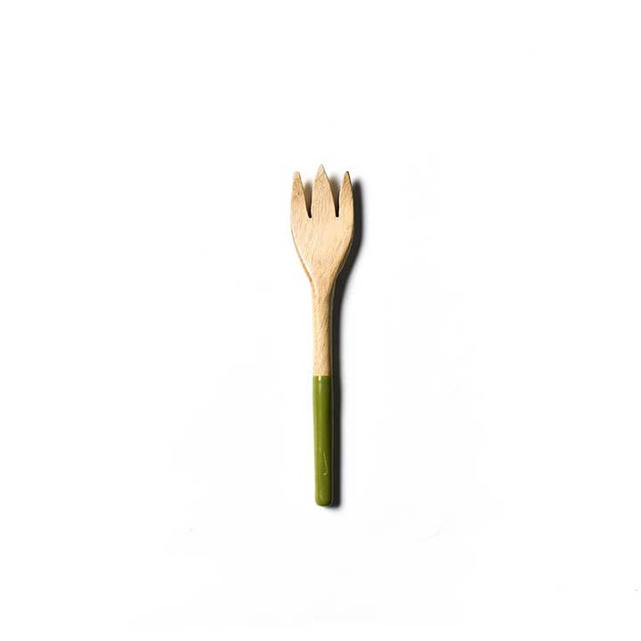 Olive Fundamental Wood Appetizer Fork for wholesale by Coton Colors
