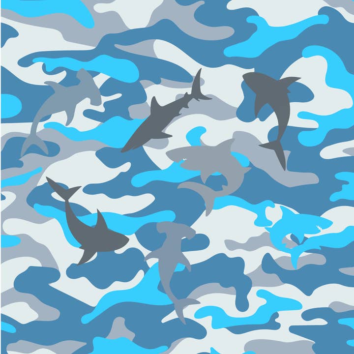 Wild Child Hat Co - Wholesale Baseball Cap - Kids - Shark Camo Toddler Trucker Hat1