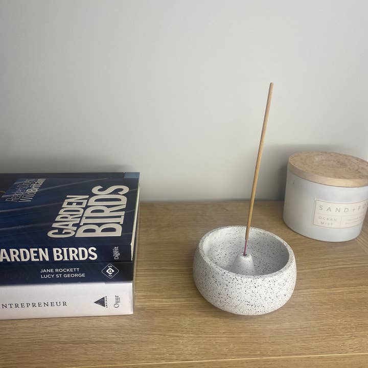 Concreates - Wholesale Incense Holder - Concrete Circular Incense Holder Bowl | Incense Burner | Minimalist Home Decor3