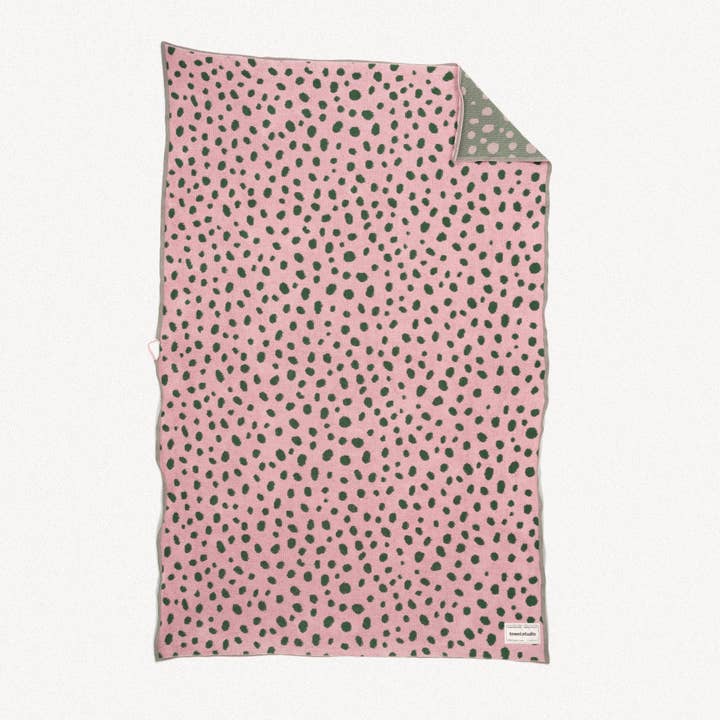 Pebbles Beach Towel | Pink & Green and other Purchase Wholesale pink beach towels. Free Returns & Net 60 Terms on Faire trending on Faire.