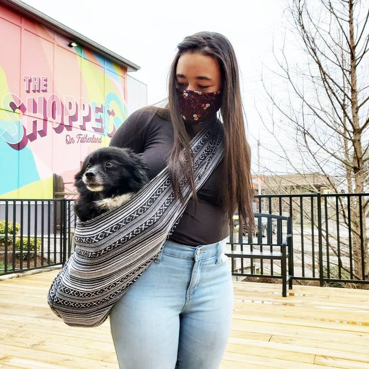 Walking Palm - Venta al por mayor Transportín - Gatos y perros - Sling para perros - Sal & Pepper Tejidos2