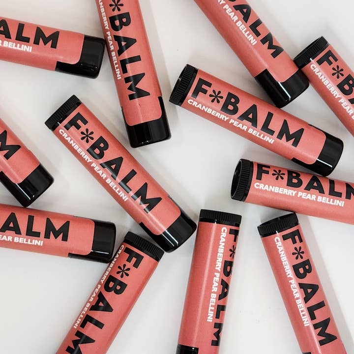 Charleston & Harlow Candle Co. - Wholesale Lip Balm - COCKTAIL Cranberry Pear Bellini Lip Balm