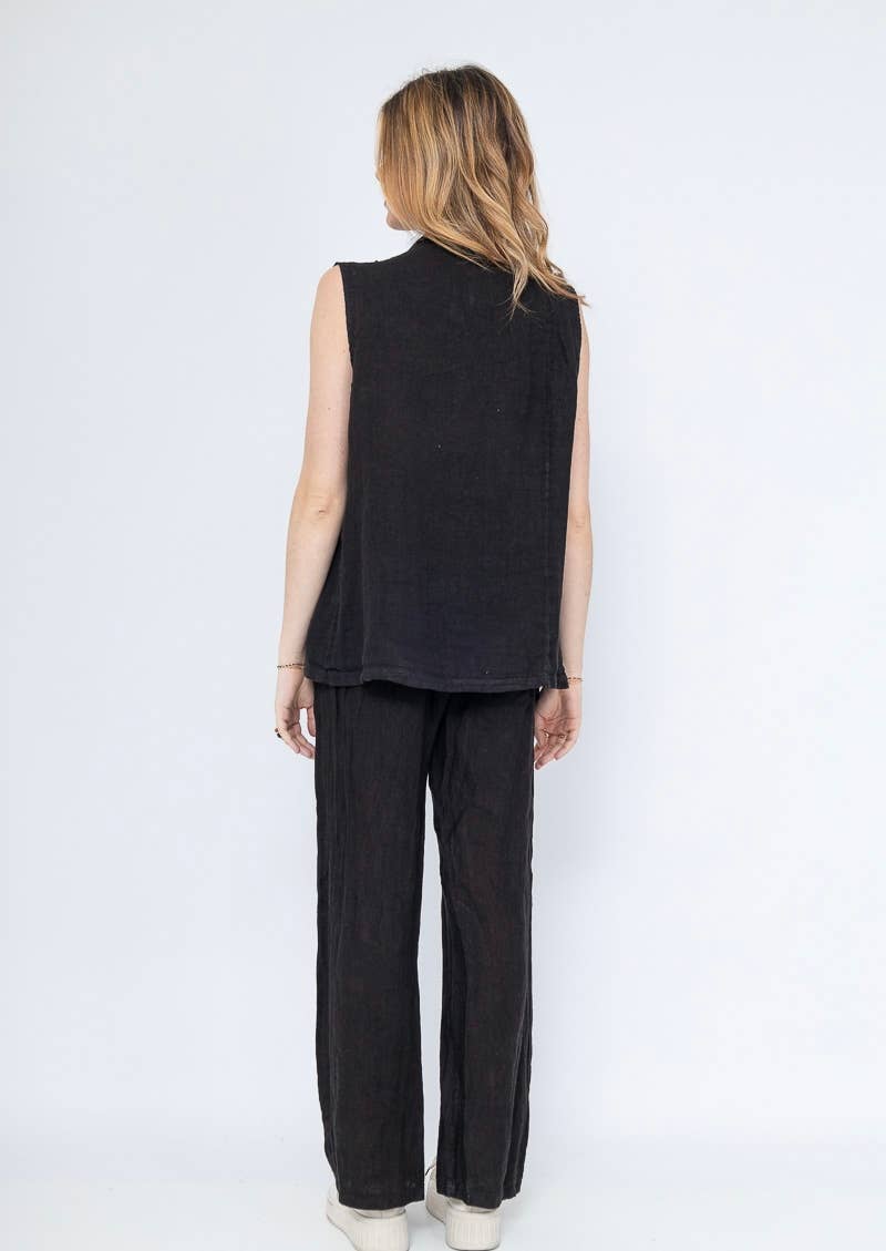 LINEN & COTTON HOUSE – Großhandel Oberbekleidungsweste – Damen – WESTE AUS LEINEN 5172 BESTSELLER FRÜHLINGS- UND SOMMERKLEIDUNG 3