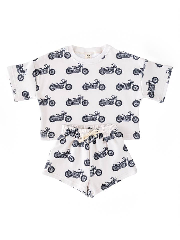 Lucky Panda Kids - Wholesale Top & Short Set - Kids - Shorts Set | Born to Ride16