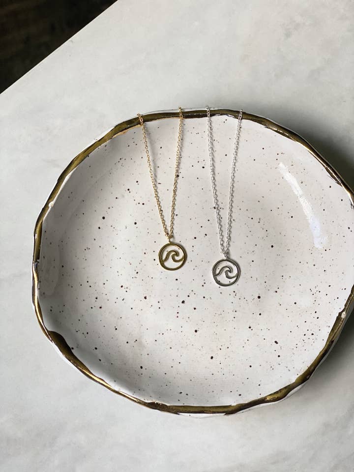Wave Necklace for wholesale by BELLA BUDDHA BEADS