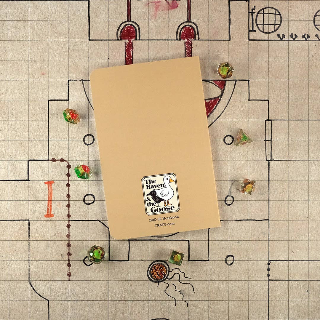 The Raven and the Goose - Wholesale Notebook - Maps Notebook - Large (D&D 5E)5