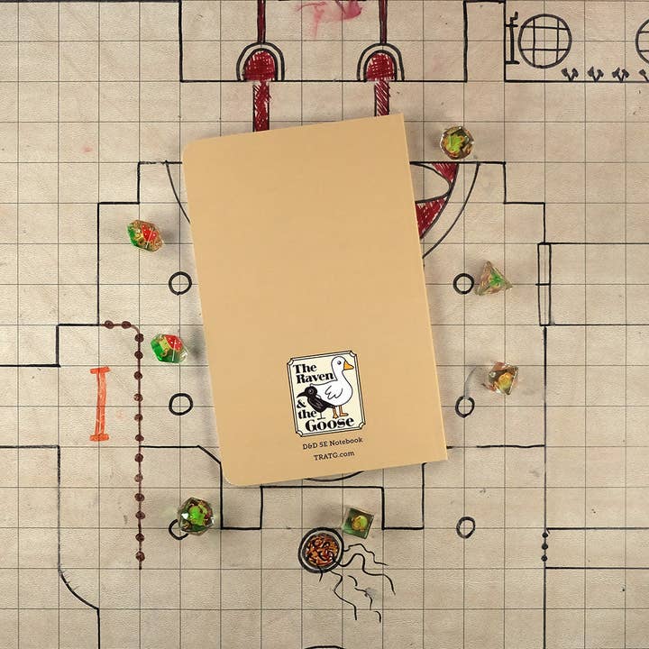 The Raven and the Goose – wholesale Notebook – Maps Notebook - Large (D&D 5E)5