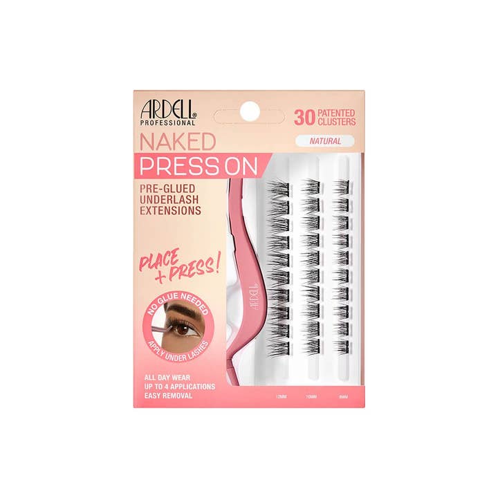 Ardell, Gigi and Hollywood Fashion Secrets - Wholesale False/Fake Eyelashes - Naked 30 Pre-glued Press On Underlash Extensions - Natural