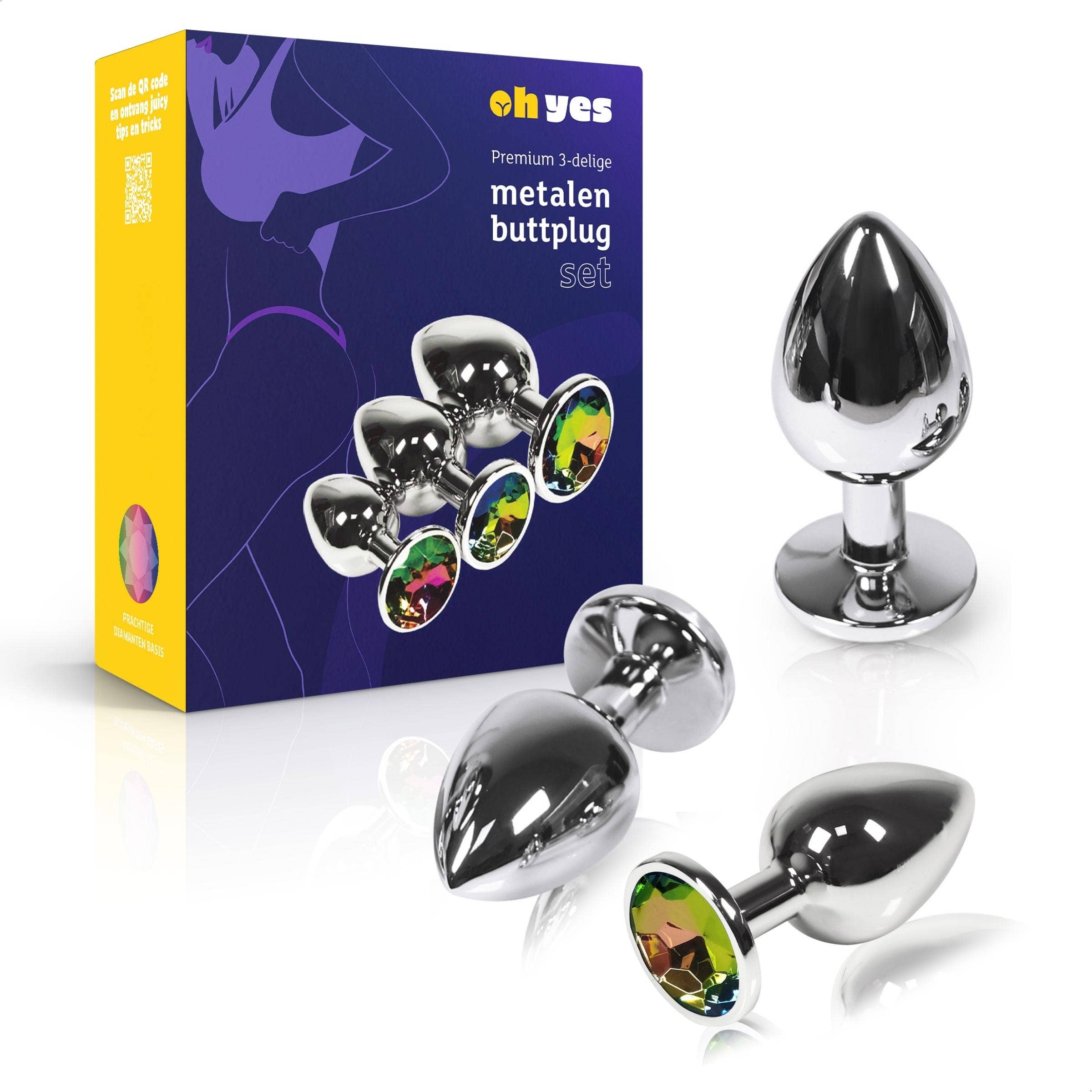 ohyes - Wholesale Sex Toy - Metal Anal & Butt Plug set29