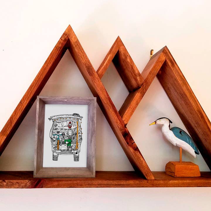 Soijen Illustrations - Wholesale Art Print - Gear-filled Van Art Print1