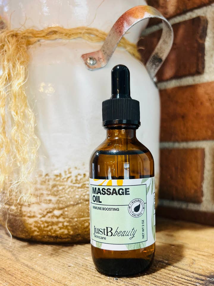 Immune Boosting Massage Oil - 1 oz for wholesale by justbbeautyskin