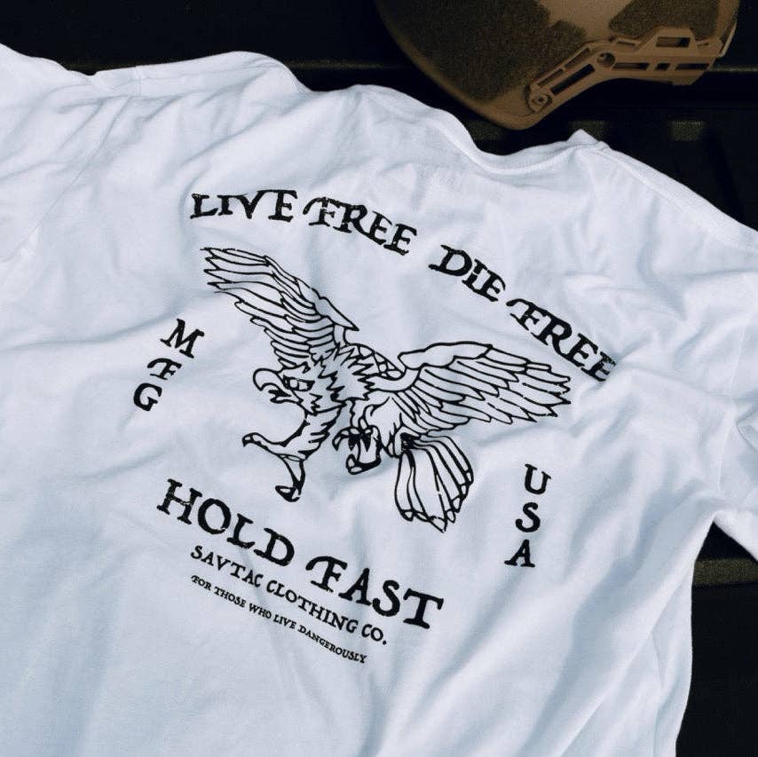 SAVAGE TACTICIANS - Wholesale Screen Printed T-Shirt - Men's - Hold Fast5