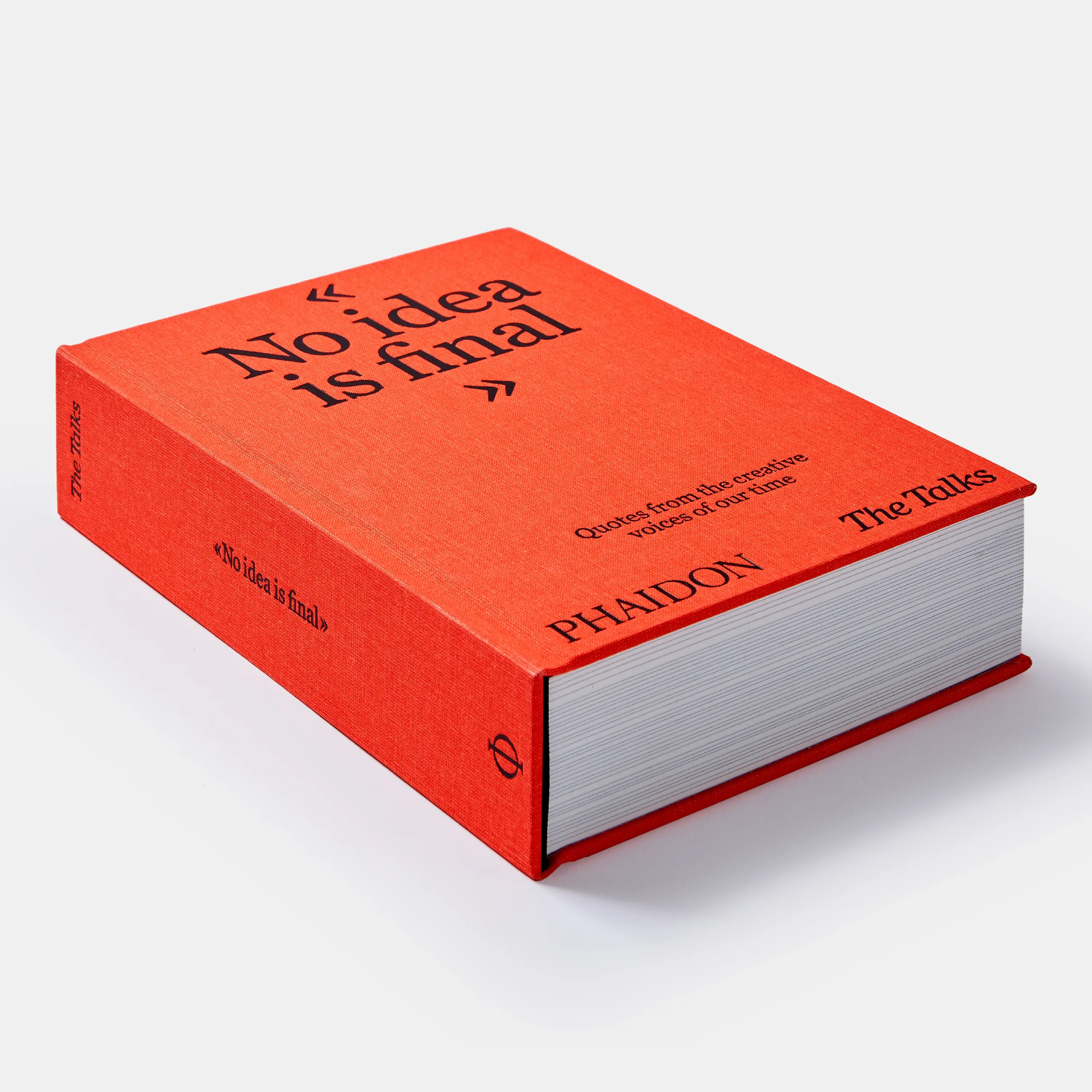 Phaidon Press – wholesale Reference – The Talks - No Idea Is Final: Quotes from Creative Voices1