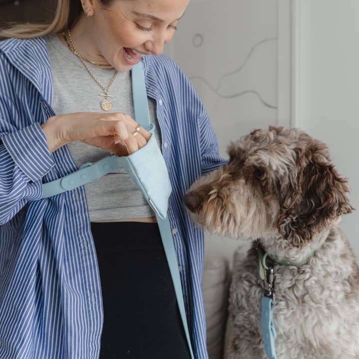 dexypaws - Vendita all'ingrosso Portacroccantini - Cani - Bustina porta premi color celeste2