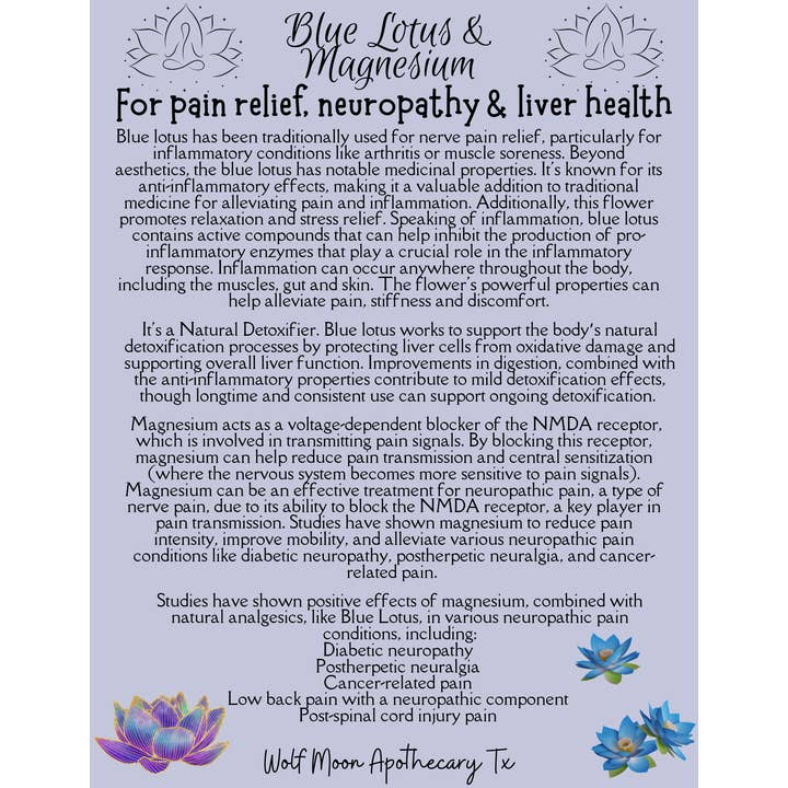 Wolf Moon Apothecary Tx - Wholesale Pain Relief Spray/Cream - Transdermal Gel | Pain & Sleep Therapies | Deep Absorption 6