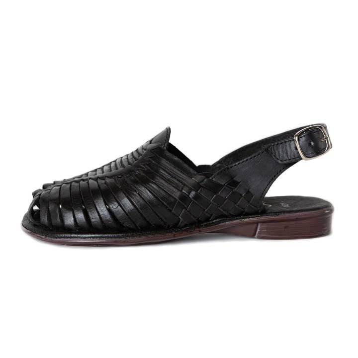 SIDREY - Wholesale Sandals - Women's - SIDREY Women's Closed Toe Mexican Huarache Sandals - Black