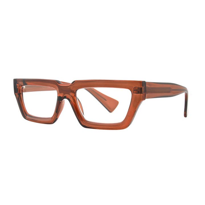 ULLA | Transparent Brick | Blue Light for wholesale by Ryan Simkhai Eyeshop