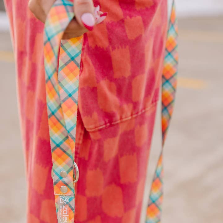 Geruite hondenriem voor lente, zomer en herfst voor wholesale door Zaley Designs