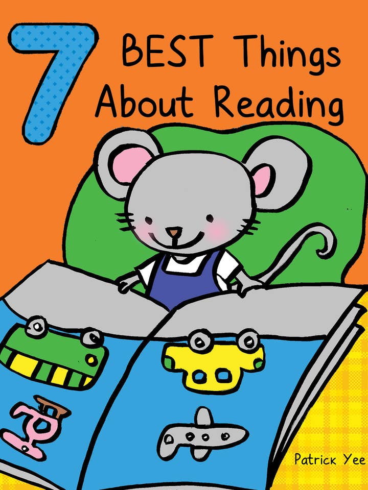 7 Best Things About Reading Board Book for wholesale by Flowerpot Press