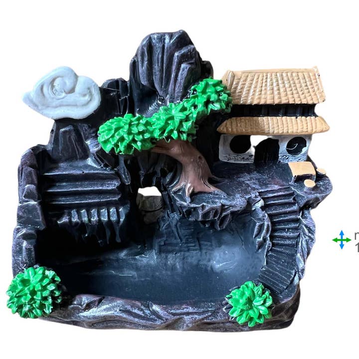Esoterica Arte - Wholesale Incense Holder - Smoke Fountain Resin 11x6.5x8cm