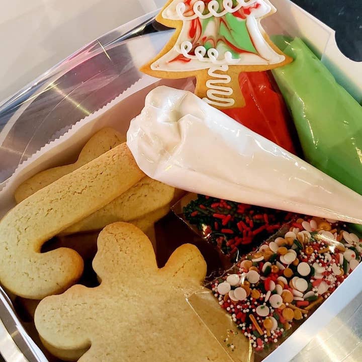 Cupcrazed - Vendita all'ingrosso Kit fai da te per alimenti - Kit per la decorazione di biscotti natalizi