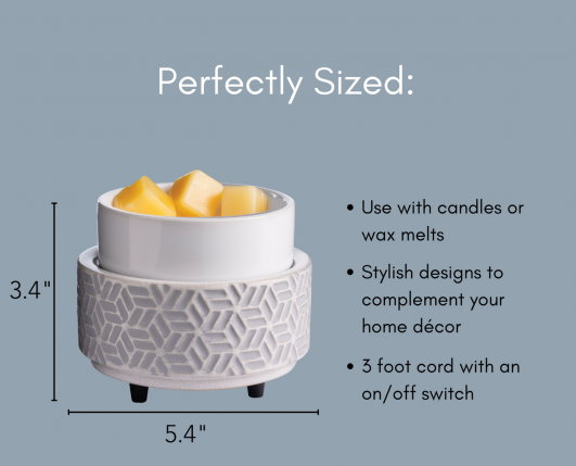 Starlight Wholesale LLC. - Wholesale Fragrance Warmer - Stone Hexagon 2-In-1 Classic Fragrance Warmer4