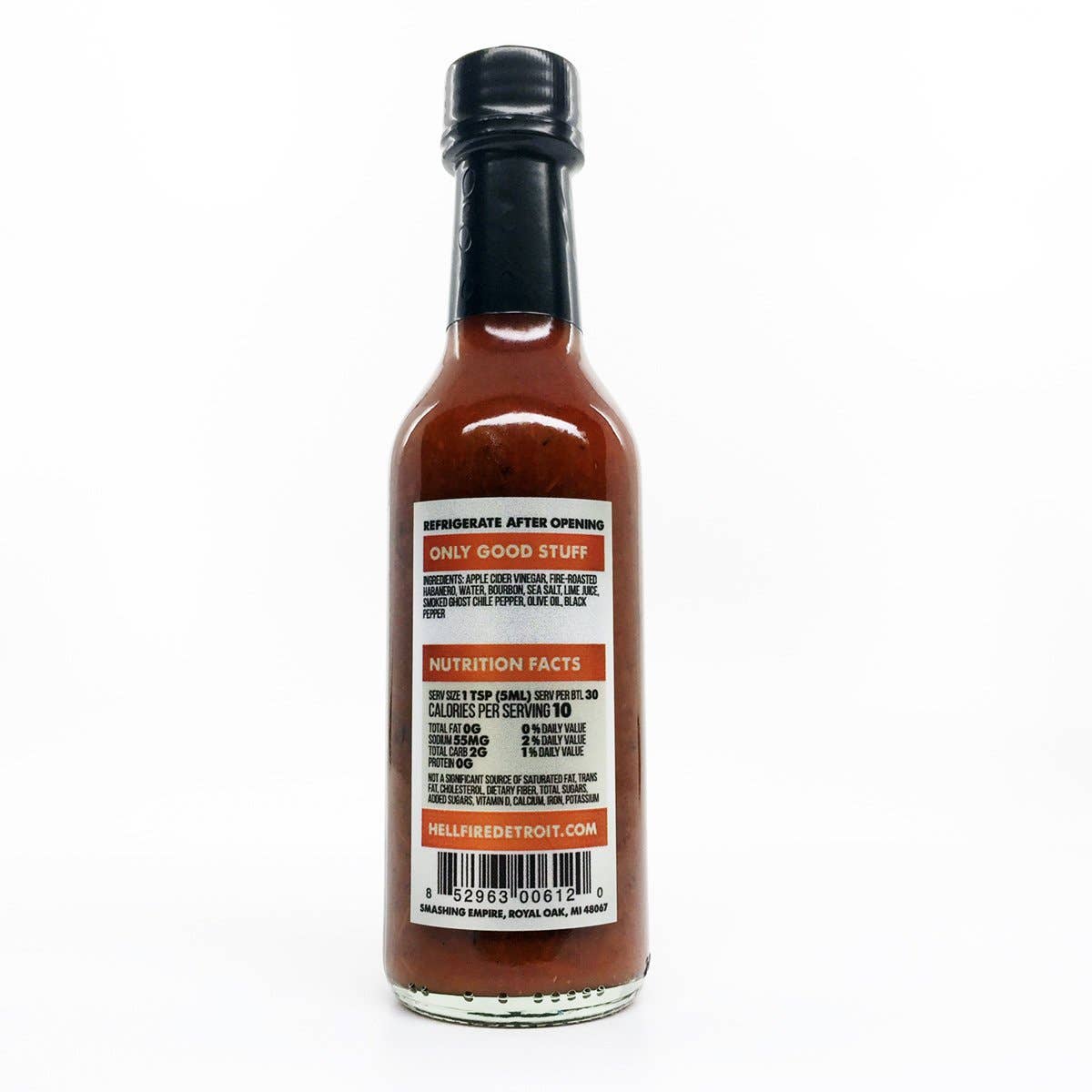 Hell Fire Detroit - Venta al por mayor Salsas picantes - Salsa picante Bourbon Habanero Ghost2