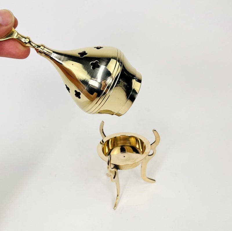 Rock Paradise - Wholesale Incense Holder - Brass Incense Burner - Cone or Resin Burner3