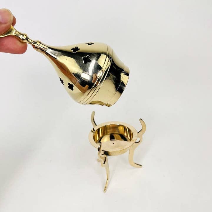 Rock Paradise - Wholesale Incense Holder - Brass Incense Burner - Cone or Resin Burner3