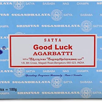 Satya - Good Luck Incense Sticks (15 g.) for wholesale by Designs by Deekay Inc.