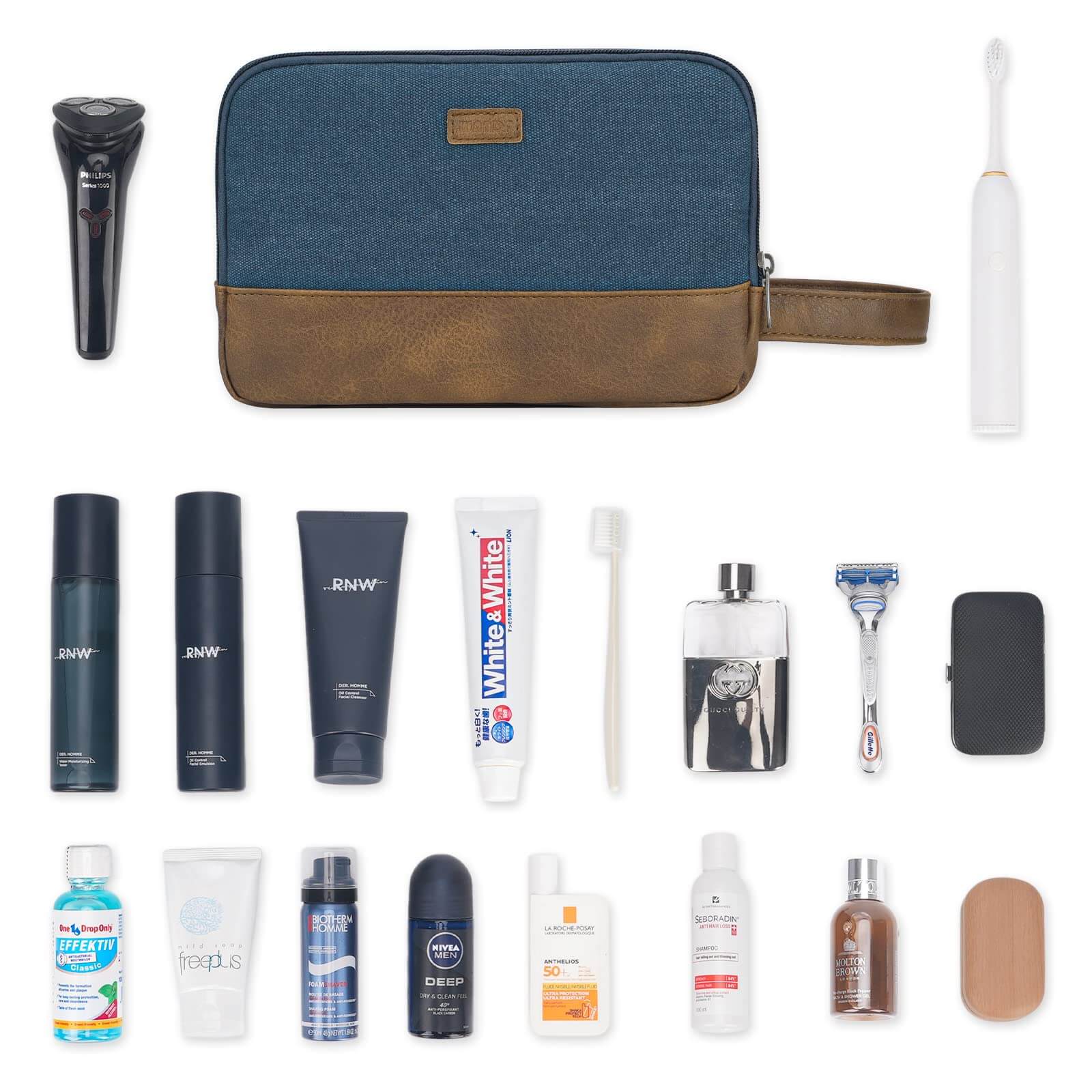 wandf - Wholesale Toiletry Bag - Men's - Canvas Travel Toiletry Shaving Bag Hanging Dopp Kit Unisex11