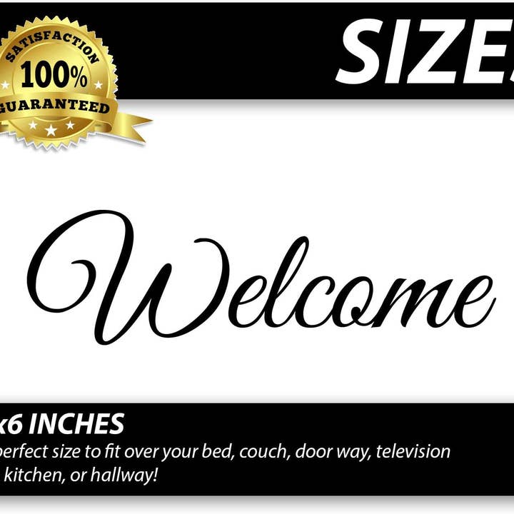 Adesivo de parede de boas-vindas por atacado de My Vinyl Story