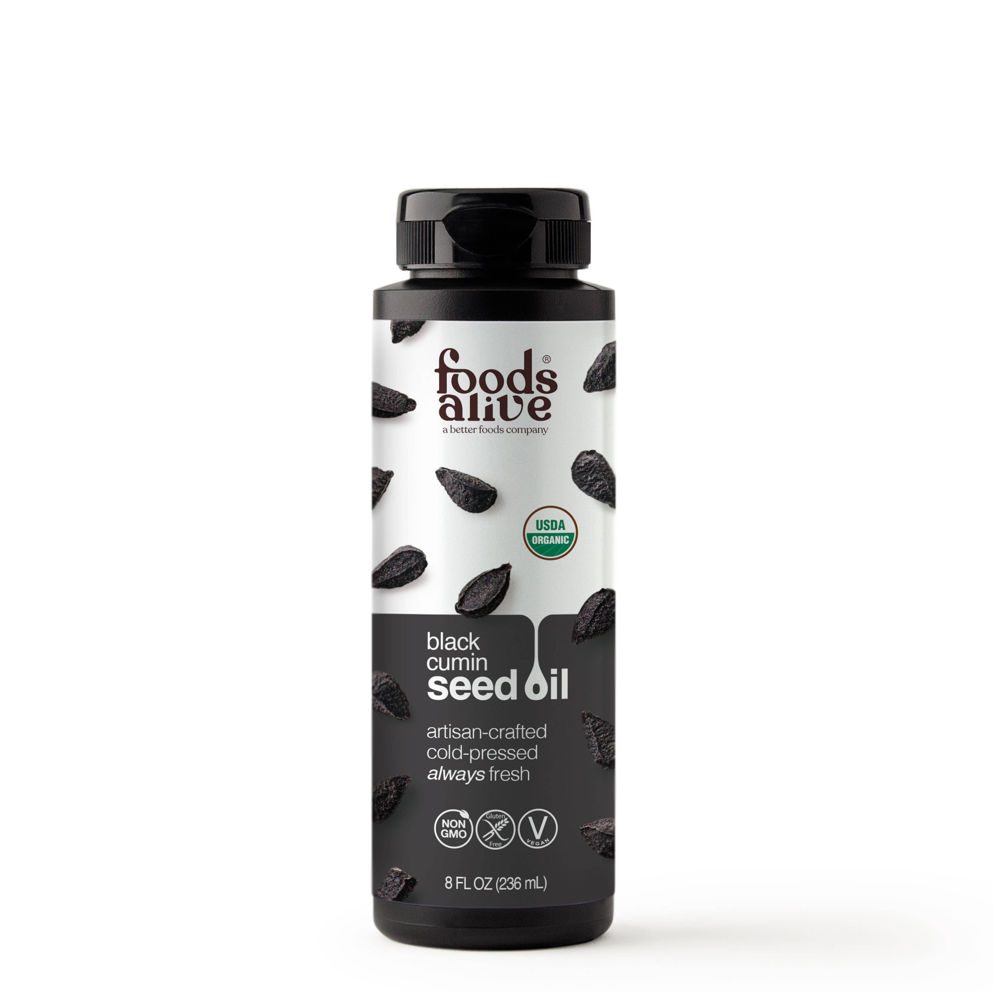 Foods Alive - Wholesale Oral Supplement/Vitamin - Black Cumin Seed Oil - Artisan Cold-Pressed, Organic3