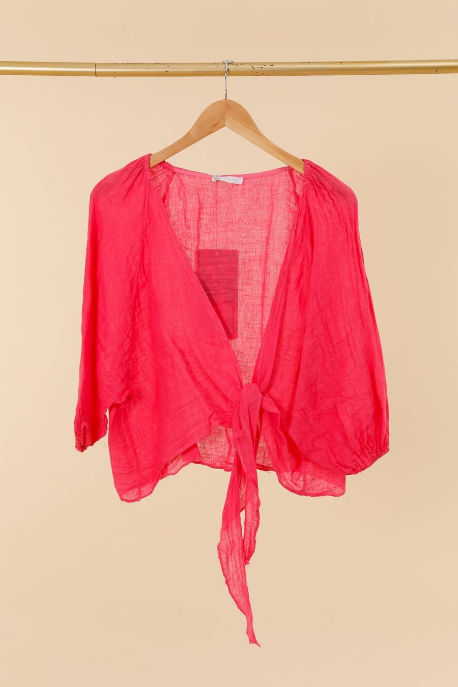 la maison des fibres naturelles - Wholesale Blouse - Dames - Linnen overslagtop 621286 van 100% linnen11