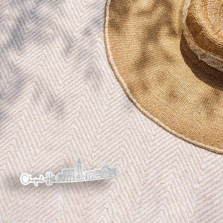 Sentinel Supply – wholesale Sticker – Chapel Hill North Carolina Skyline Sticker - Cute NC Decal5