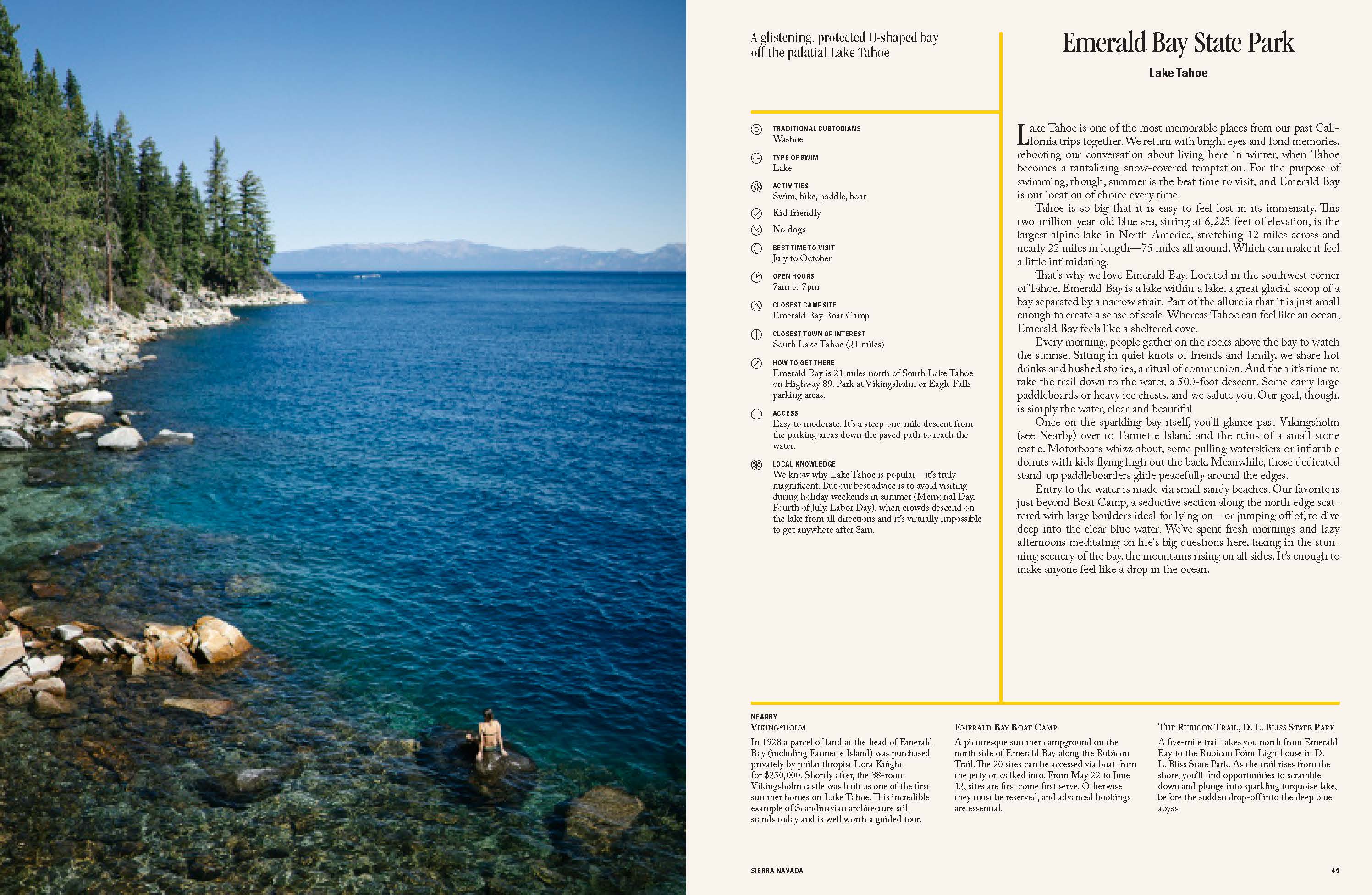 Chronicle Books - Wholesale Nature & Outdoors - Places We Swim California7