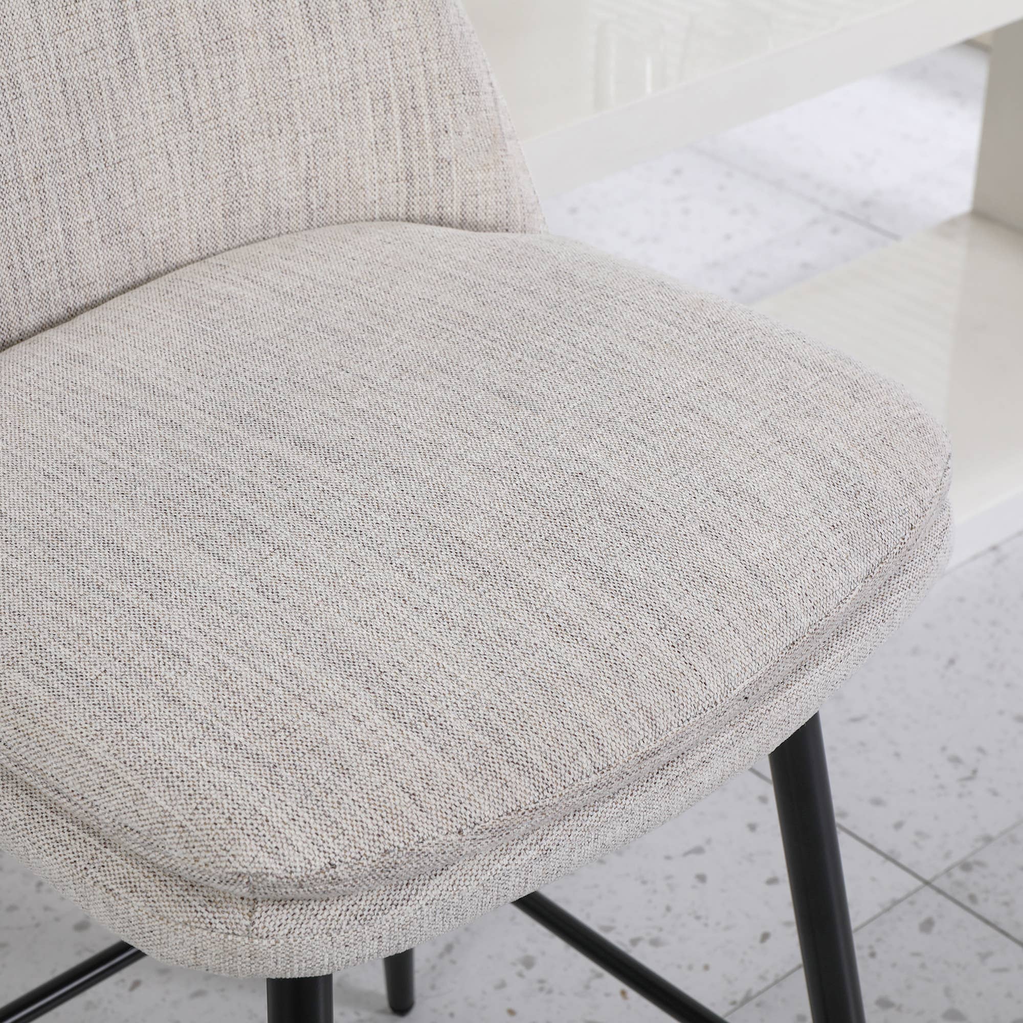 HOMYCASA DESIGN INC - Vente Tabouret - Tabourets de Comptoir Pivotants Ensemble Hauteur 26" Option Lin/Cuir PU33