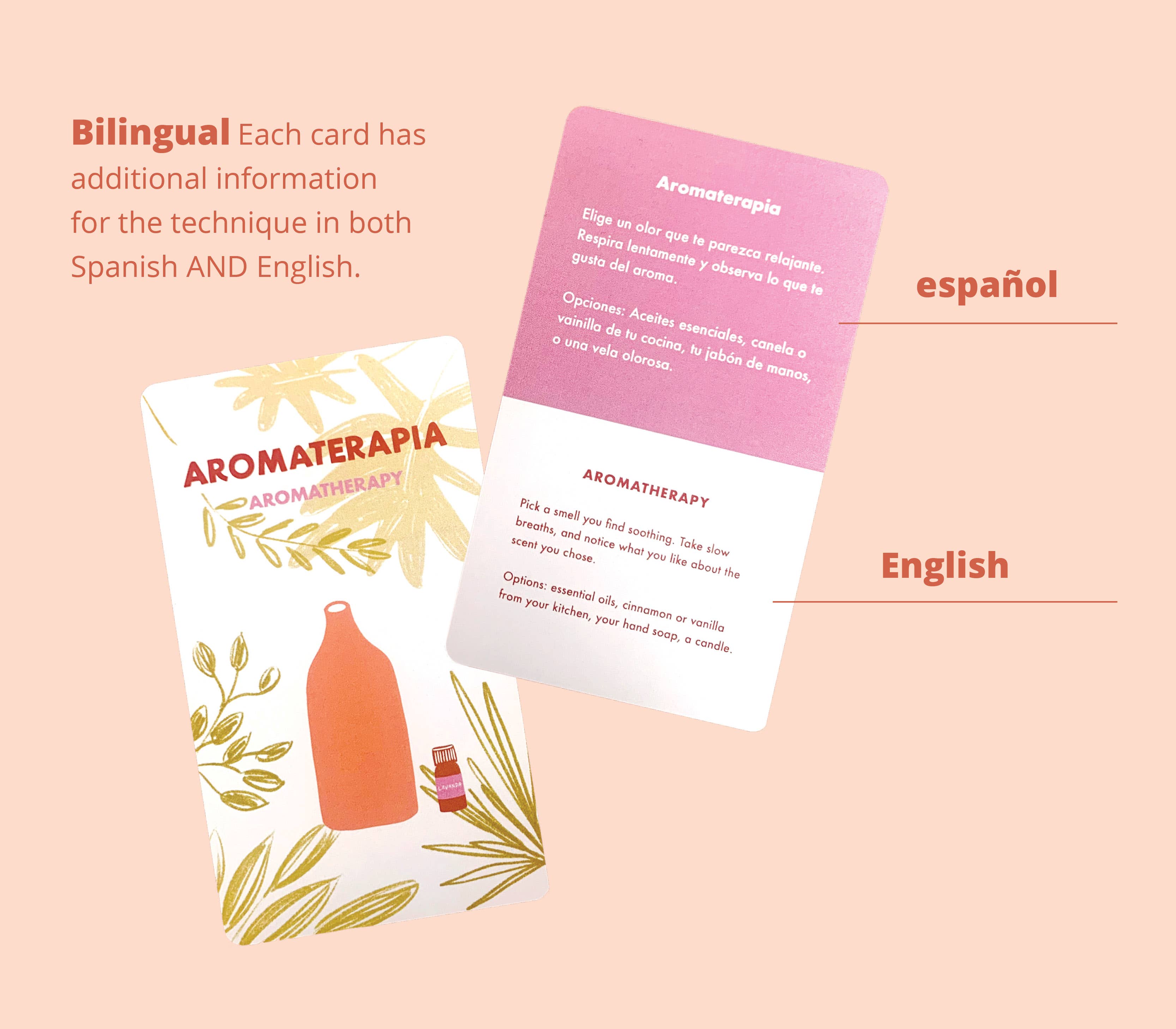 Odd Daughter Paper Co. - Wholesale Tarot Cards - Spanish Support Deck (Bilingual) - Mental Health Card Deck4